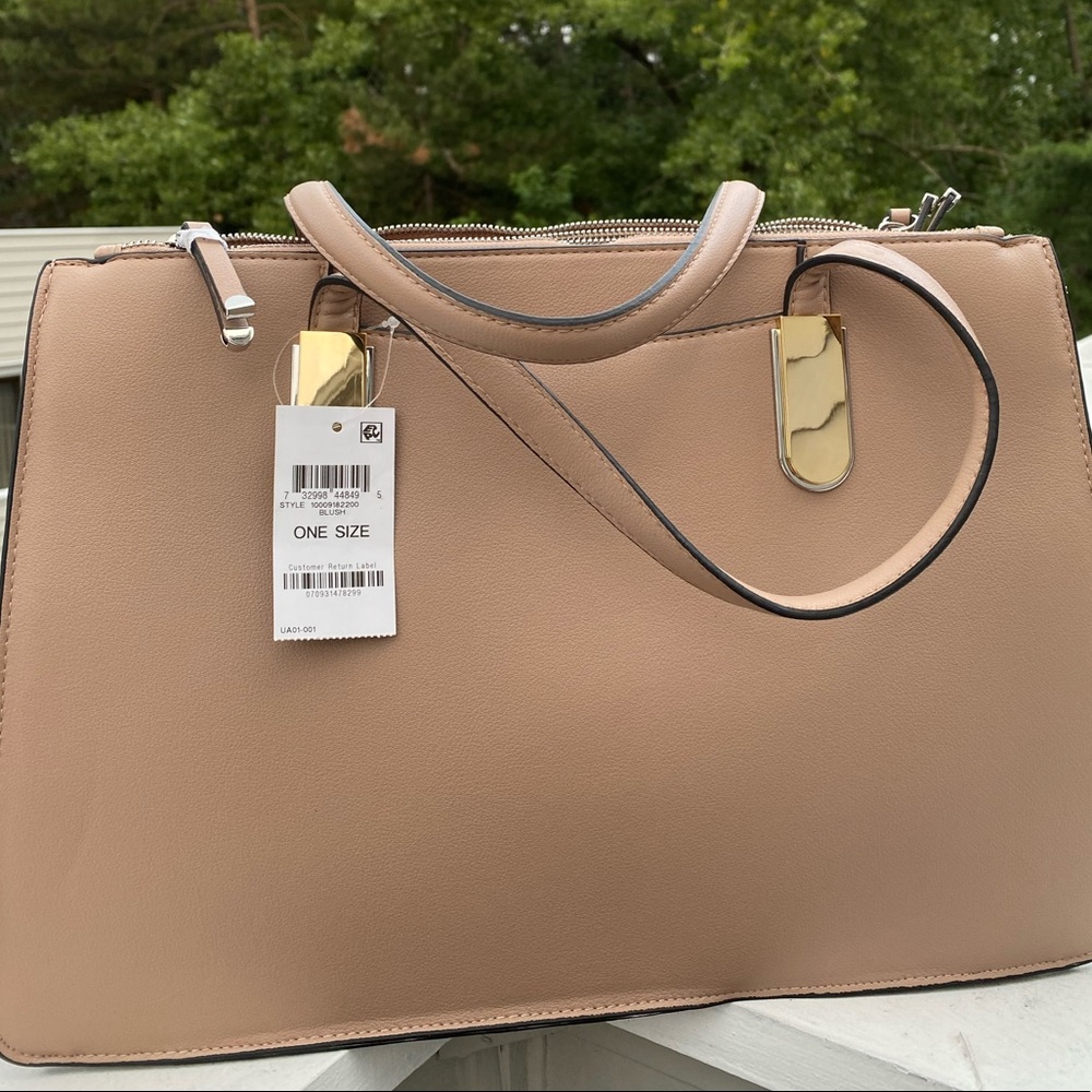 NWT Alfani Multi Zip Satchel - Picture 13 of 14